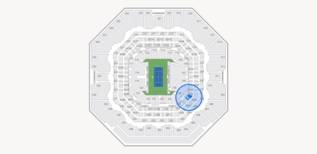 Arthur Ashe Stadium Seating Chart