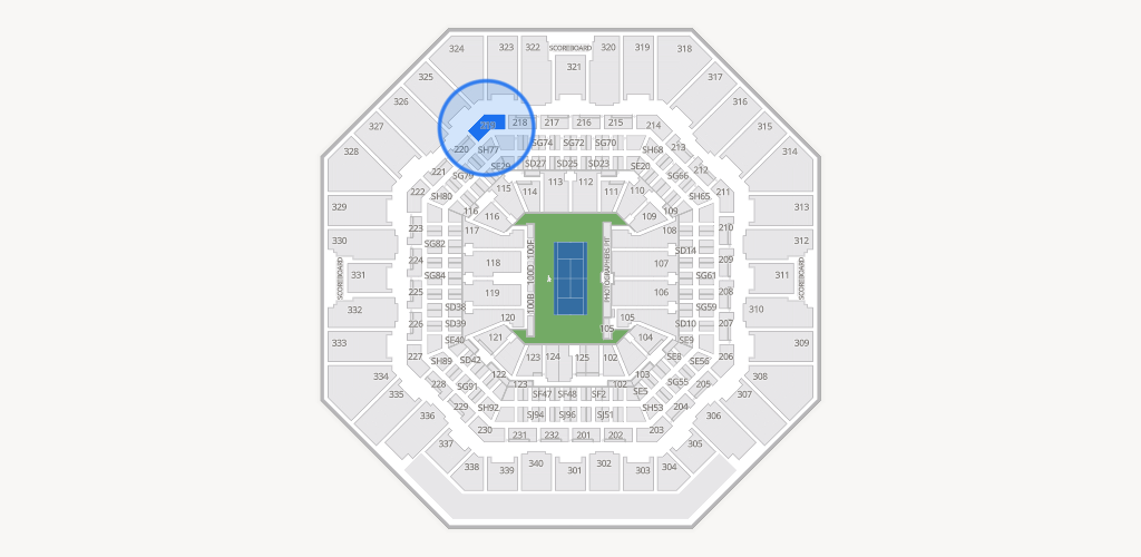 Arthur Ashe Stadium Seating Chart