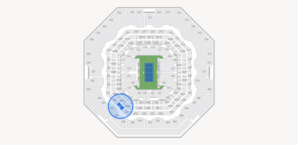 Arthur Ashe Stadium Seating Chart