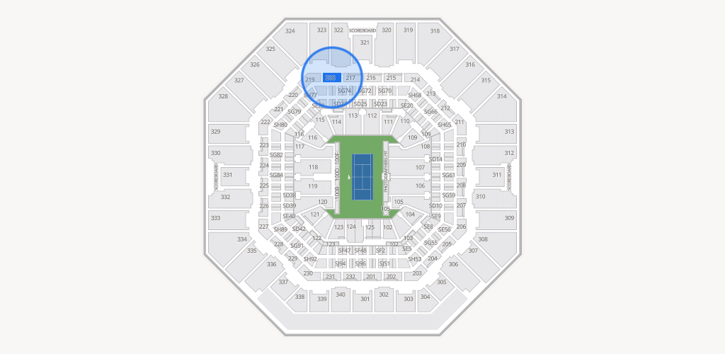 Arthur Ashe Stadium Seating Chart