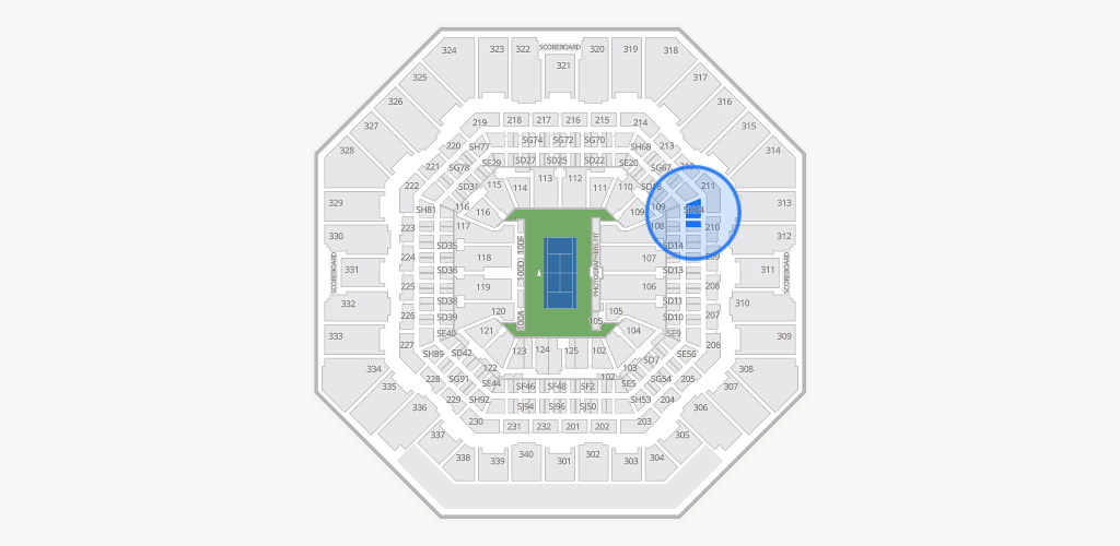 Arthur Ashe Stadium Seating Chart