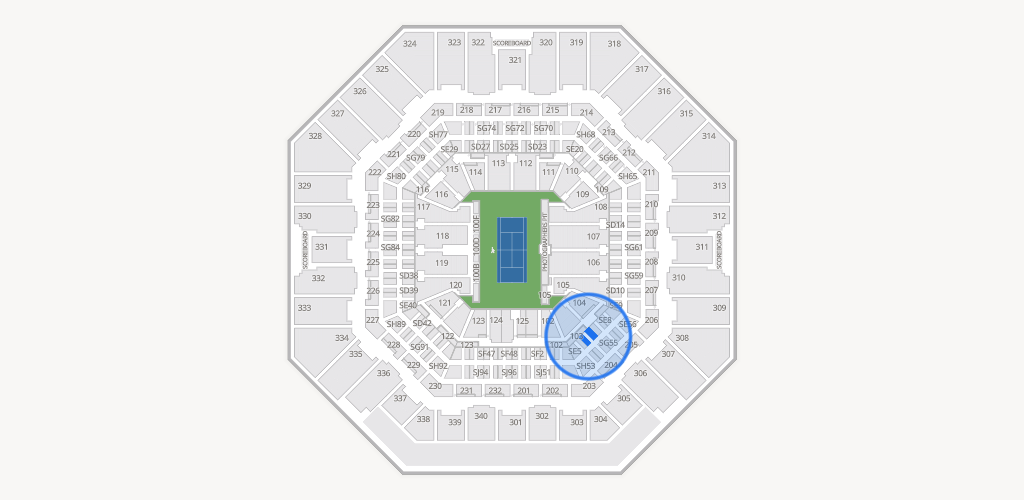 Arthur Ashe Stadium Seating Chart