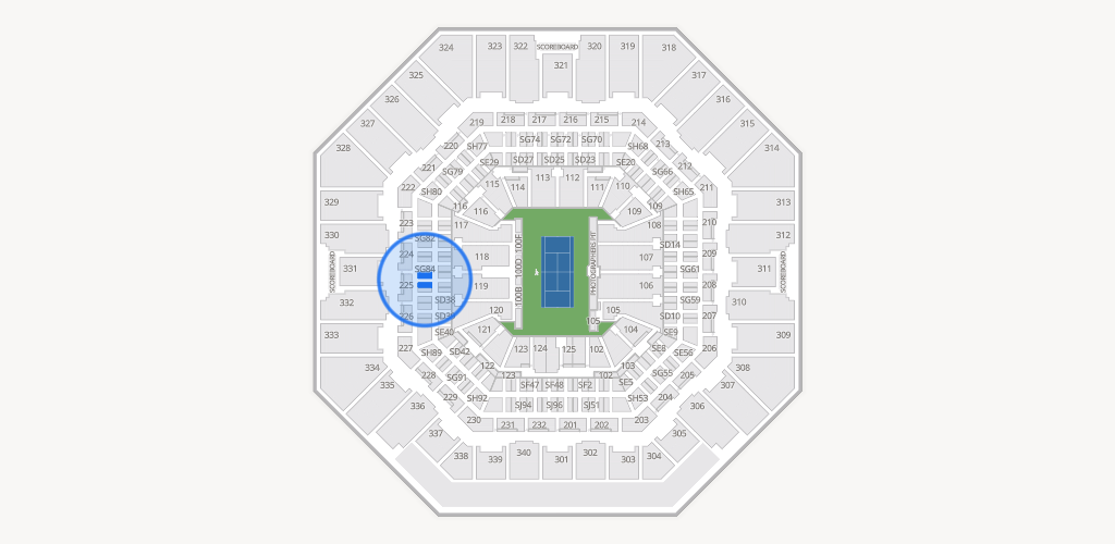 Arthur Ashe Stadium Seating Chart
