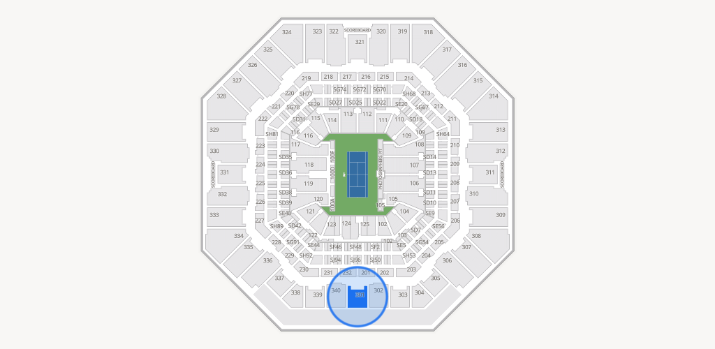 Arthur Ashe Stadium Seating Chart