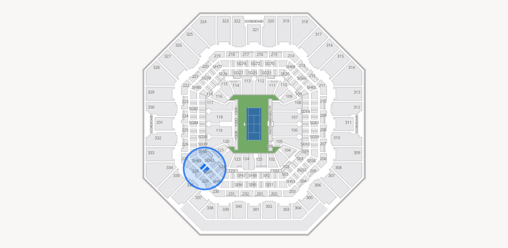 Arthur Ashe Stadium Seating Chart