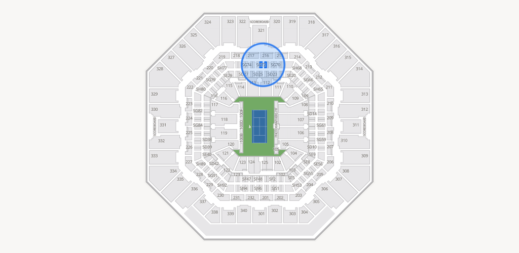 Arthur Ashe Stadium Seating Chart