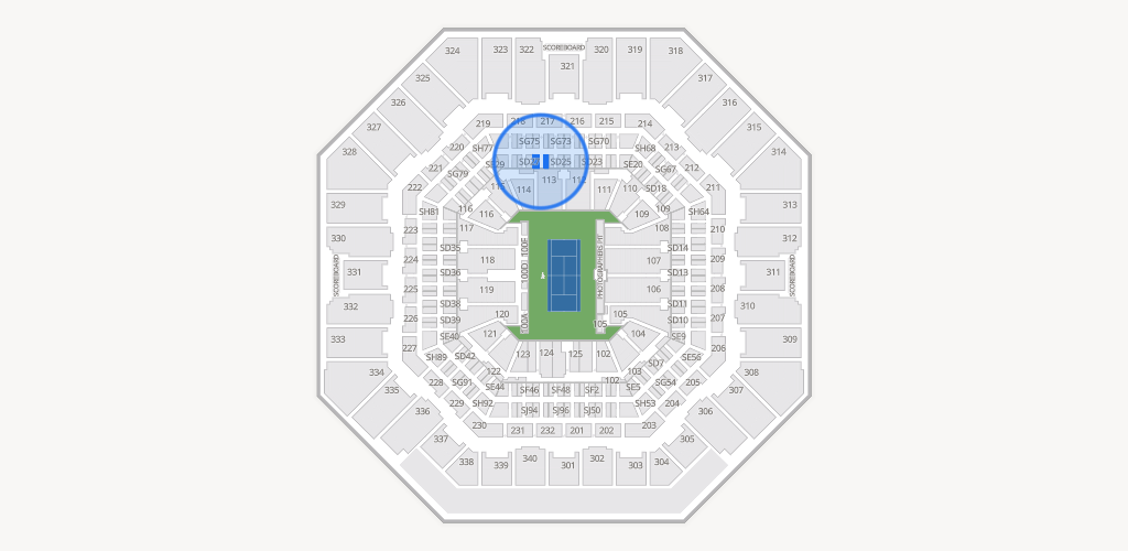 Arthur Ashe Stadium Seating Chart