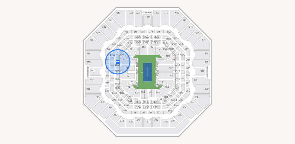 Arthur Ashe Stadium Seating Chart