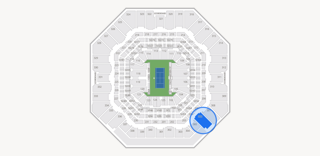 Arthur Ashe Stadium Seating Chart