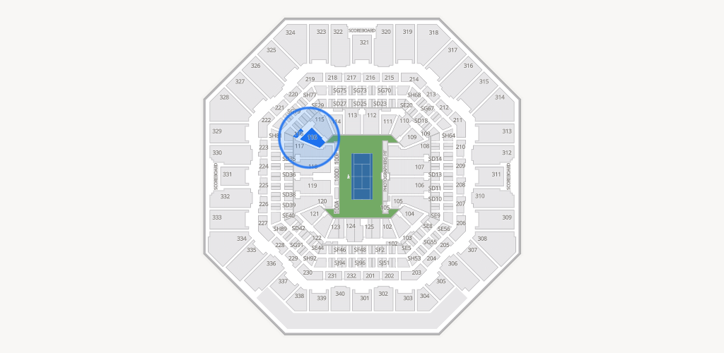 Arthur Ashe Stadium Seating Chart