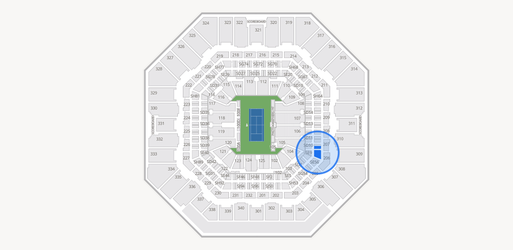Arthur Ashe Stadium Seating Chart