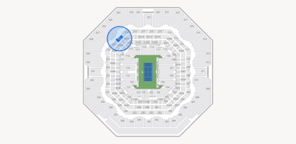 Arthur Ashe Stadium Seating Chart