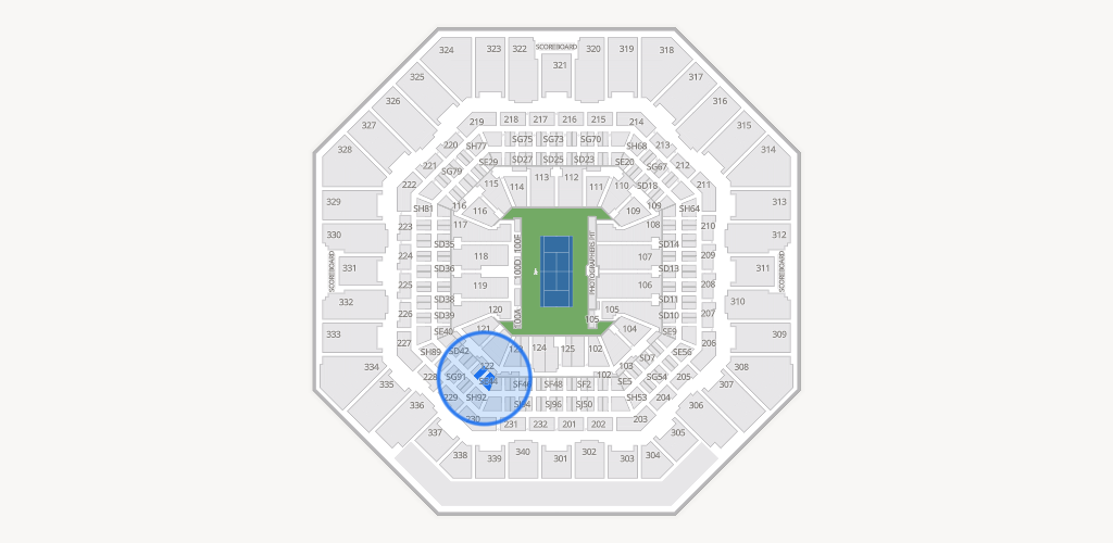 Arthur Ashe Stadium Seating Chart