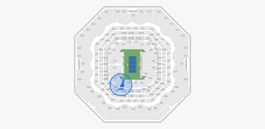 Arthur Ashe Stadium Seating Chart