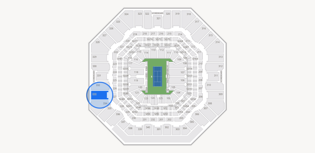 Arthur Ashe Stadium Seating Chart
