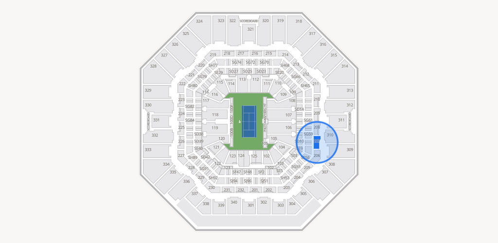 Arthur Ashe Stadium Seating Chart