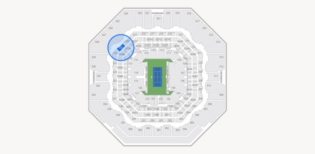 Arthur Ashe Stadium Seating Chart