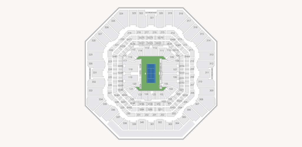 Arthur Ashe Stadium Seating Chart