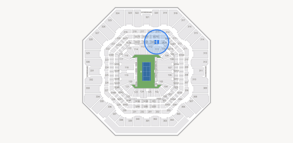 Arthur Ashe Stadium Seating Chart