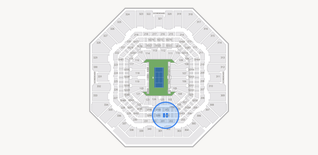 Arthur Ashe Stadium Seating Chart