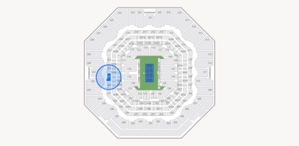 Arthur Ashe Stadium Seating Chart