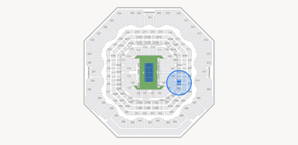 Arthur Ashe Stadium Seating Chart