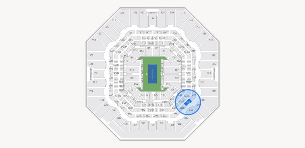 Arthur Ashe Stadium Seating Chart