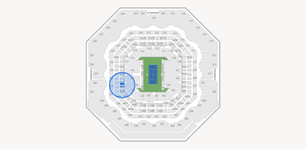 Arthur Ashe Stadium Seating Chart