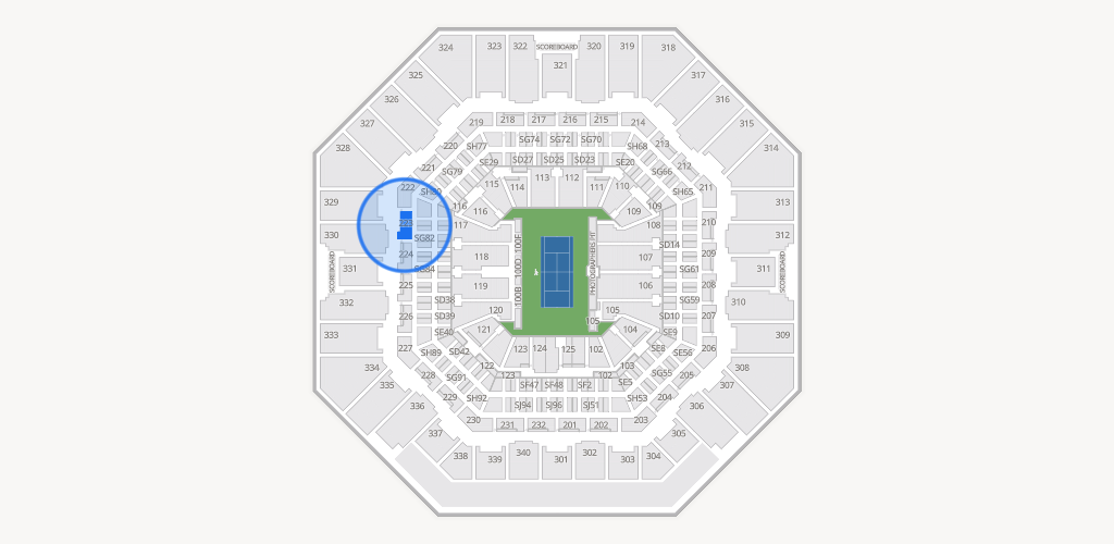Arthur Ashe Stadium Seating Chart