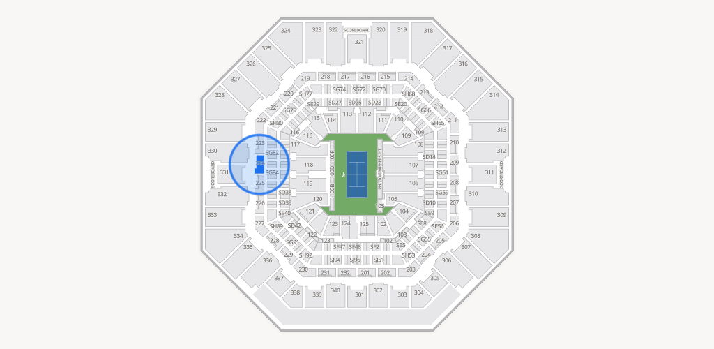 Arthur Ashe Stadium Seating Chart