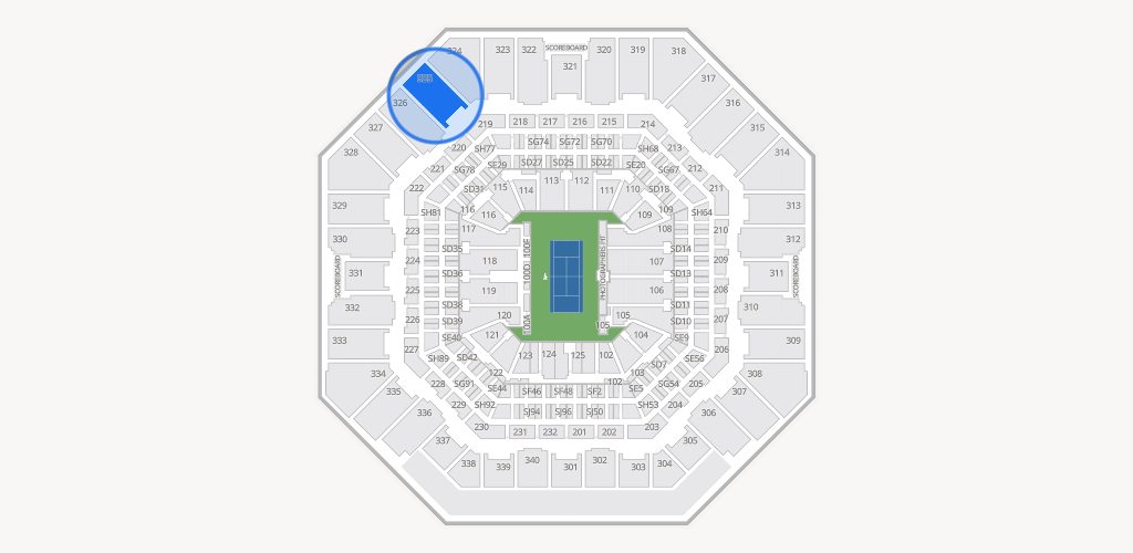 Arthur Ashe Stadium Seating Chart