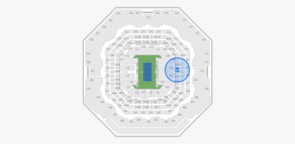 Arthur Ashe Stadium Seating Chart