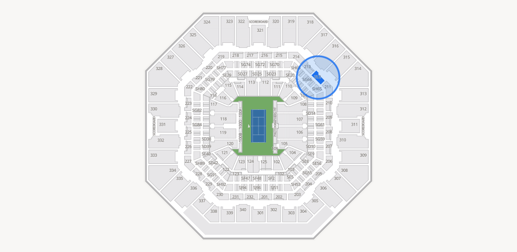 Arthur Ashe Stadium Seating Chart