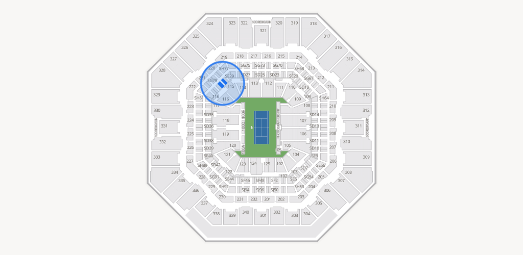 Arthur Ashe Stadium Seating Chart
