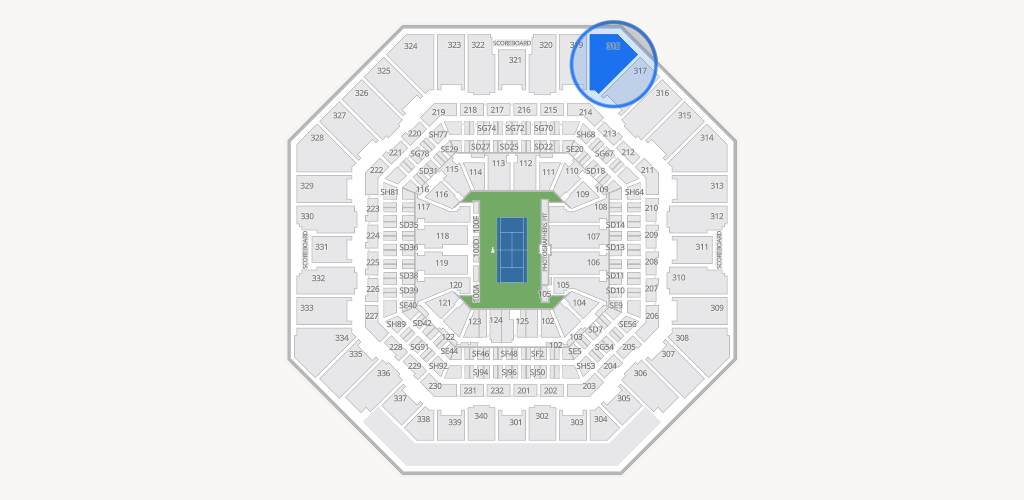 Arthur Ashe Stadium Seating Chart