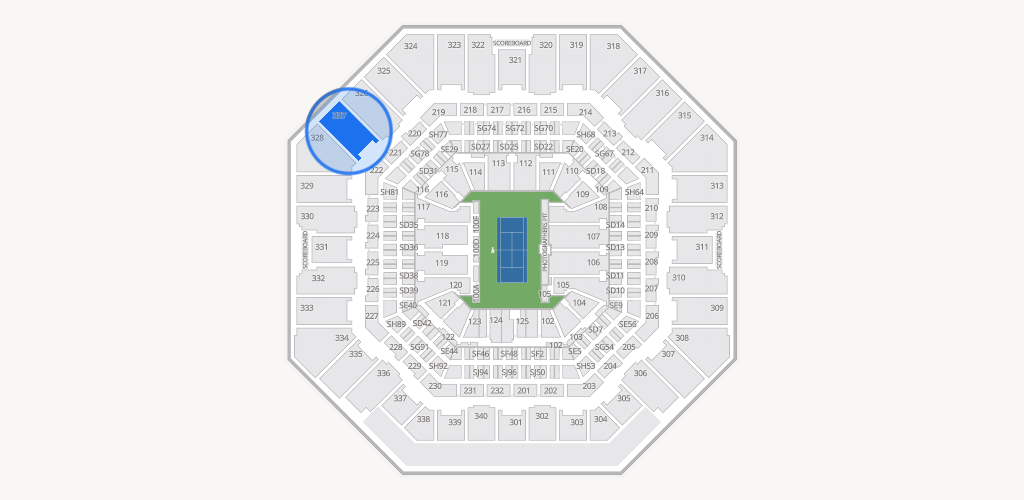 Arthur Ashe Stadium Seating Chart