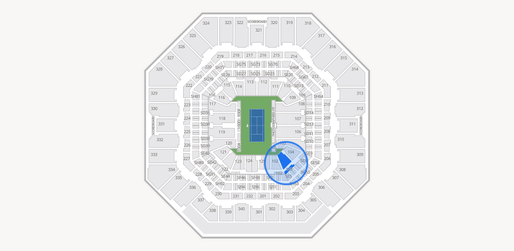 Arthur Ashe Stadium Seating Chart
