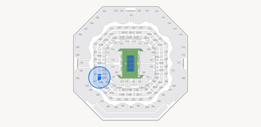 Arthur Ashe Stadium Seating Chart