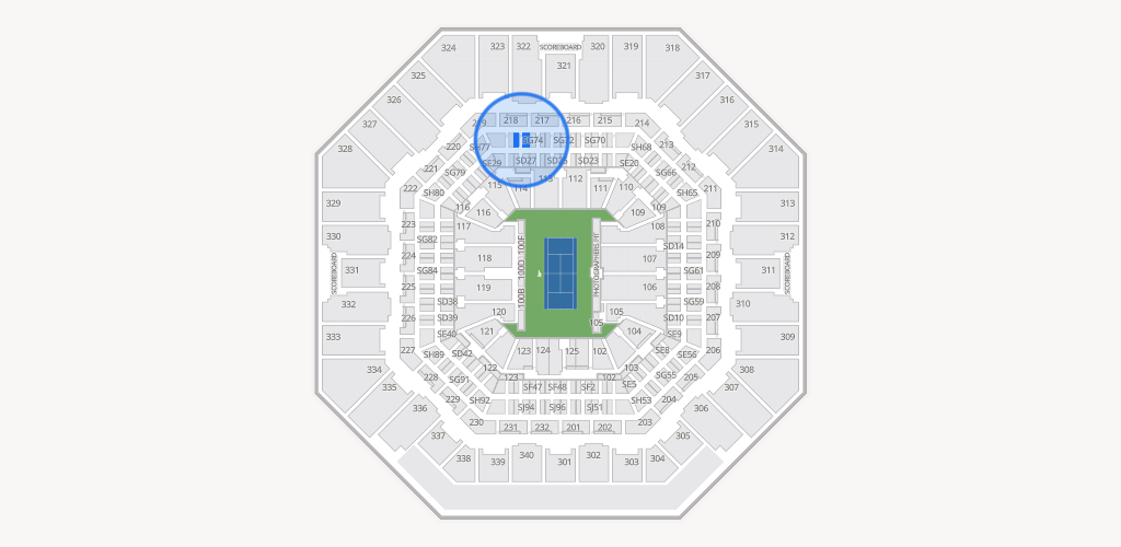 Arthur Ashe Stadium Seating Chart