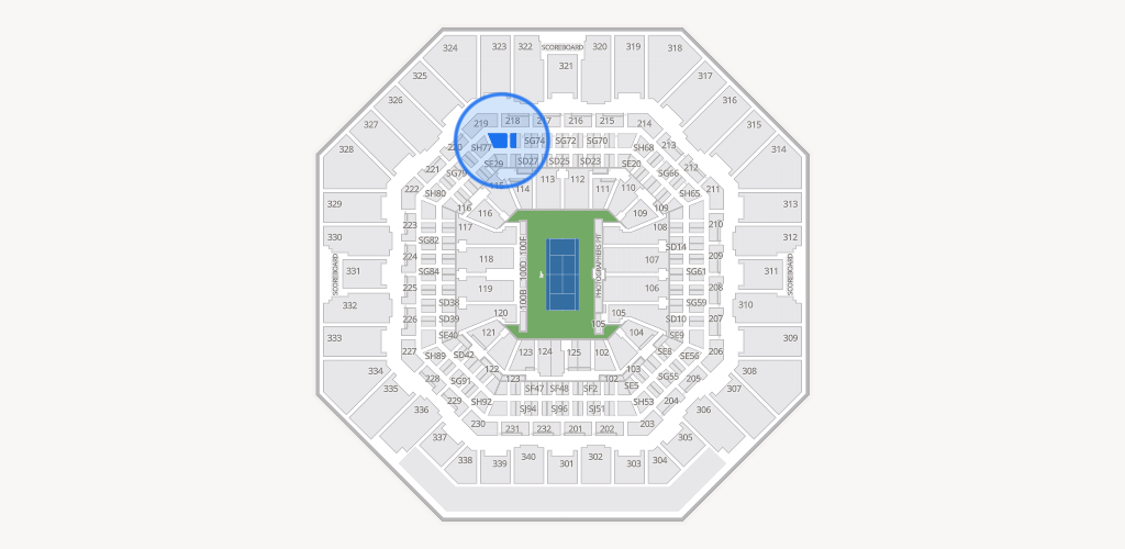 Arthur Ashe Stadium Seating Chart