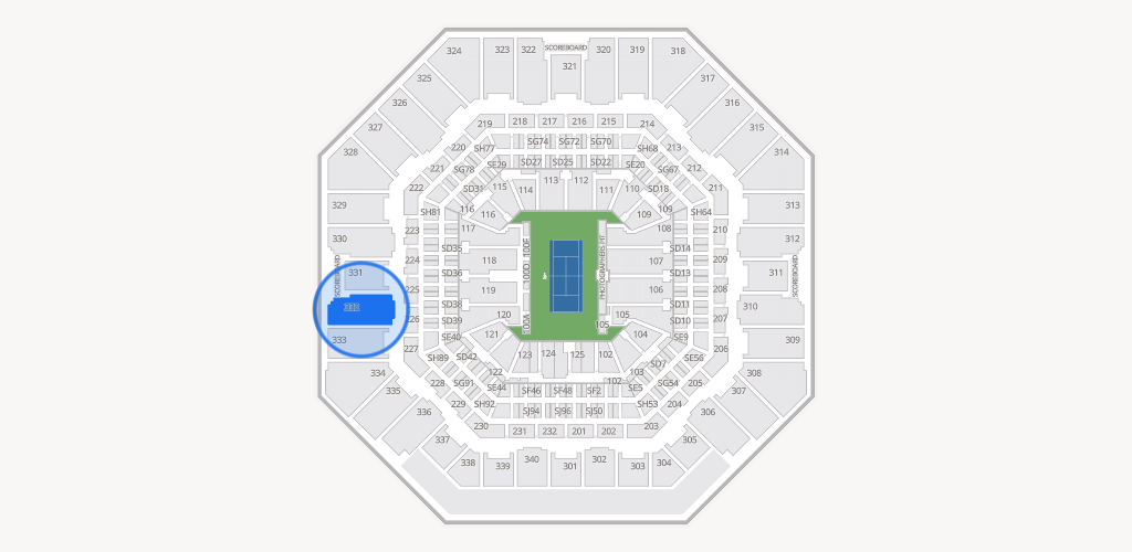 Arthur Ashe Stadium Seating Chart