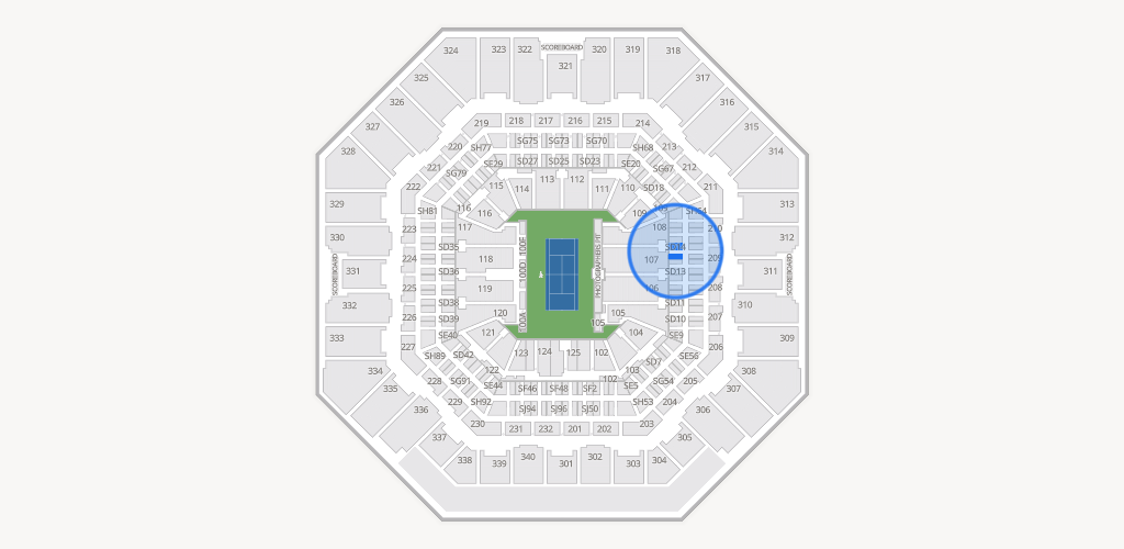 Arthur Ashe Stadium Seating Chart