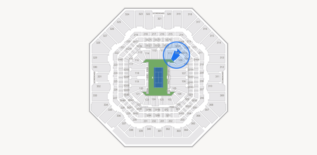 Arthur Ashe Stadium Seating Chart
