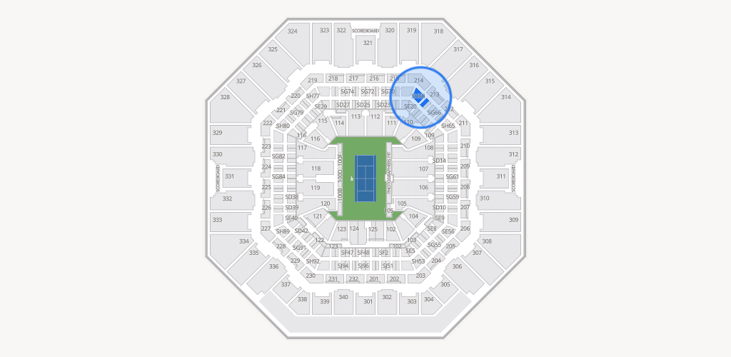 Arthur Ashe Stadium Seating Chart