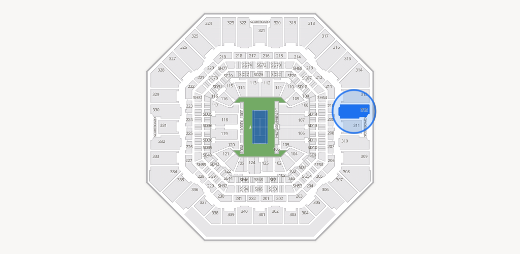 Arthur Ashe Stadium Seating Chart