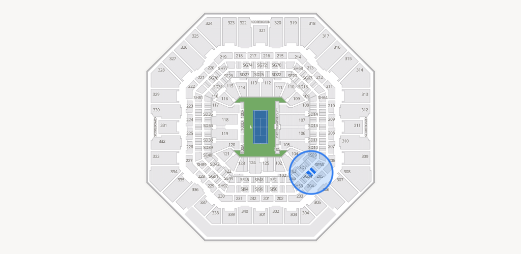 Arthur Ashe Stadium Seating Chart