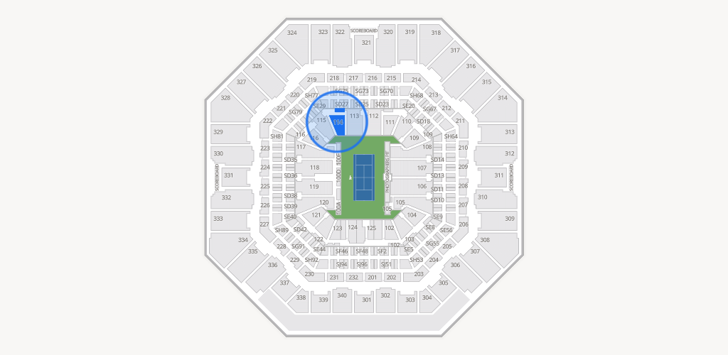 Arthur Ashe Stadium Seating Chart