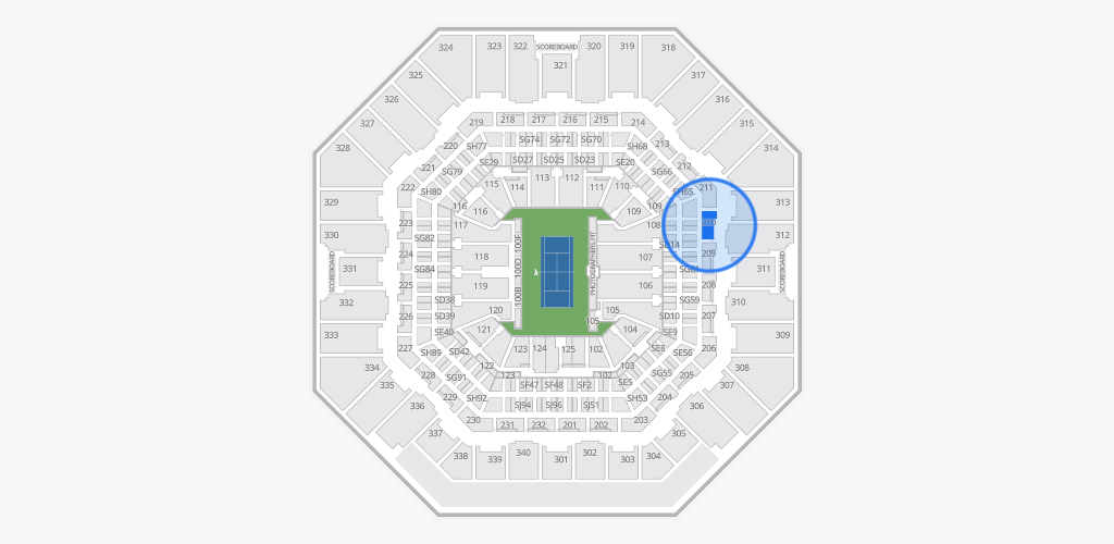Arthur Ashe Stadium Seating Chart