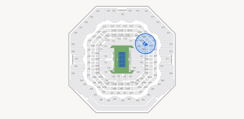 Arthur Ashe Stadium Seating Chart
