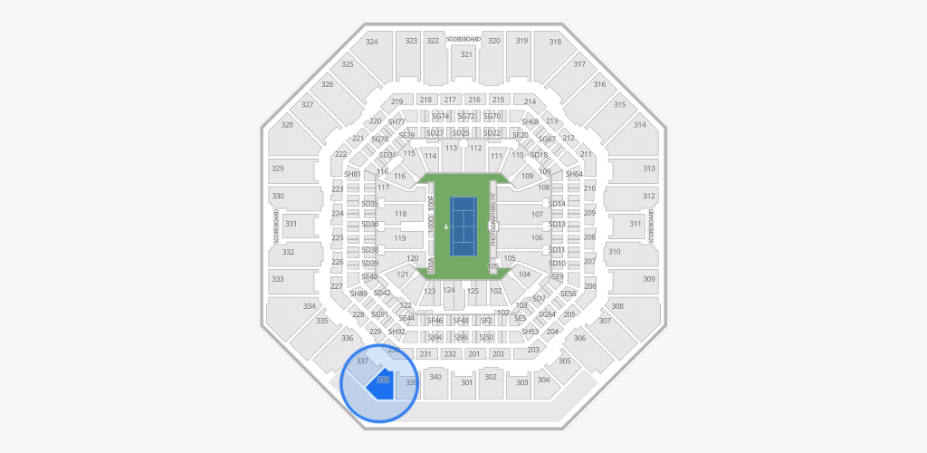 Arthur Ashe Stadium Seating Chart